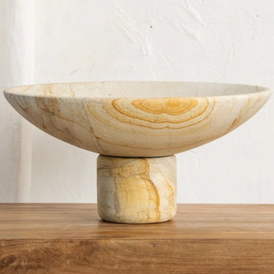 Inartisan Xanthe Sandstone Bowl Large - Gro Urban Oasis