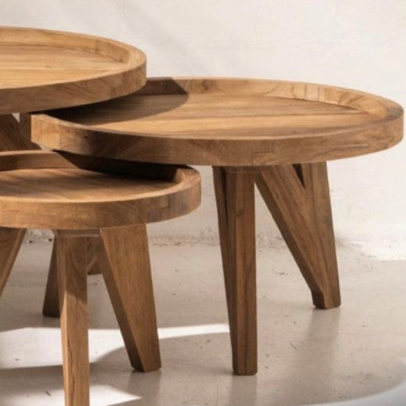 Attic Side Table w Edge Medium - Gro Urban Oasis