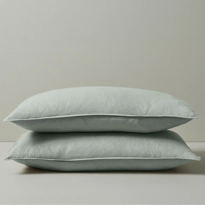 Ravello Linen Pillowcase Pair Sage - Gro Urban Oasis