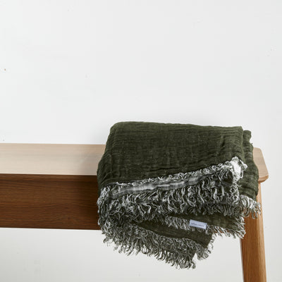 Urban Oasis Melua Throw Blanket Thyme - Gro Urban Oasis