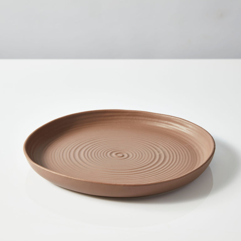Neale Whitaker Everyday Dinner Plate Stack of 6 Mocha - Gro Urban Oasis