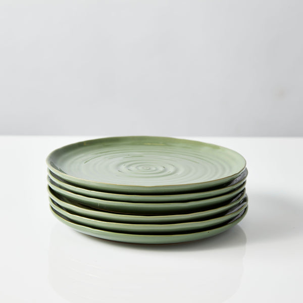 Neale Whitaker Everyday Side Plate Stack of 6 Fern - Gro Urban Oasis