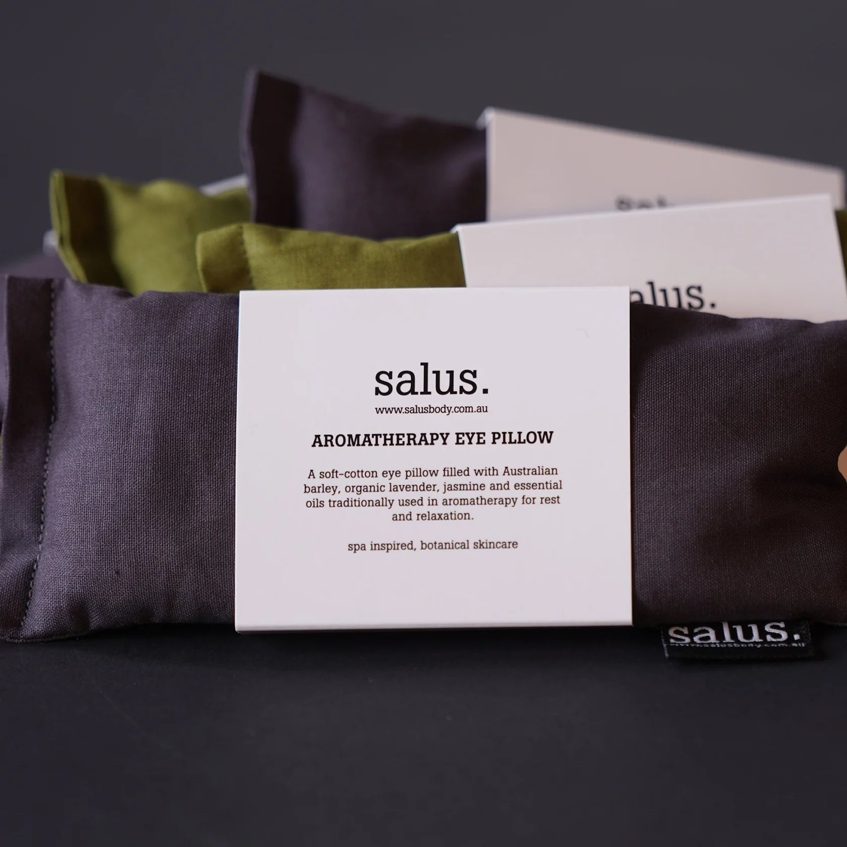 Salus Aromatherapy Eye Pillow Grey - Gro Urban Oasis
