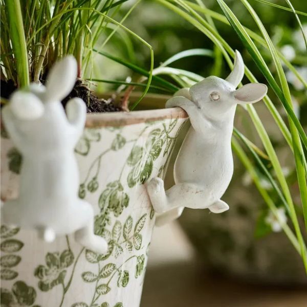 Hanging Bunny White each - Gro Urban Oasis