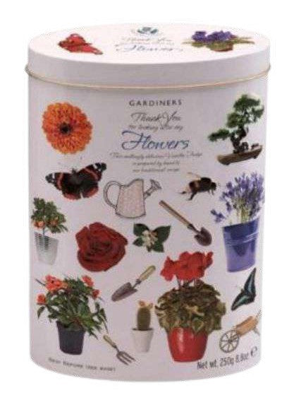 Gardiners Thank you Flowers Fudge Tin