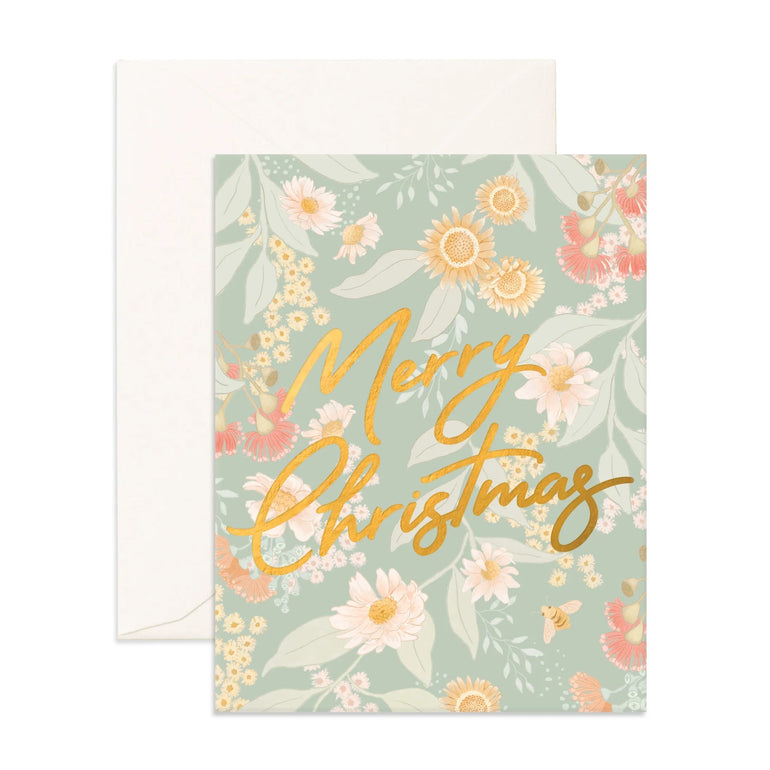 Fox & Fallow Christmas Botanika Greeting Card