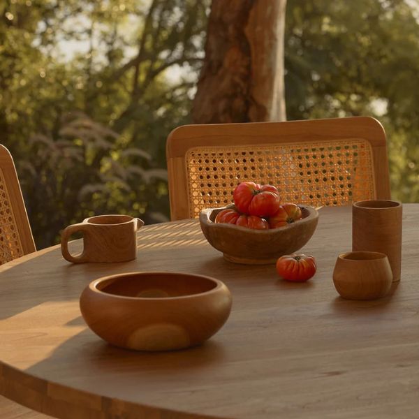 Hand Carved Tree Root Serving Bowl Large - Gro Urban Oasis