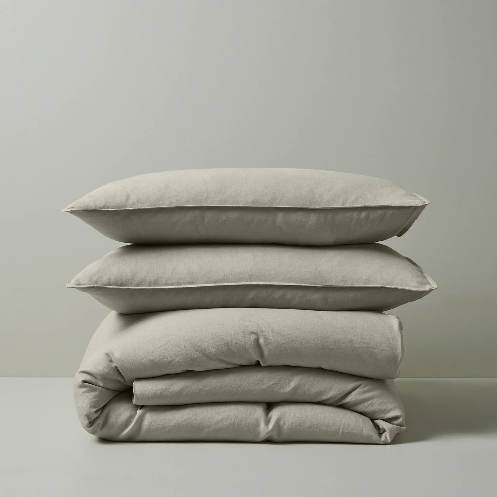 Ravello Linen Pillowcase Pair Bone - Gro Urban Oasis
