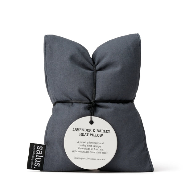 Salus Lavender & Barley Heat Pillow & Cover - Charcoal