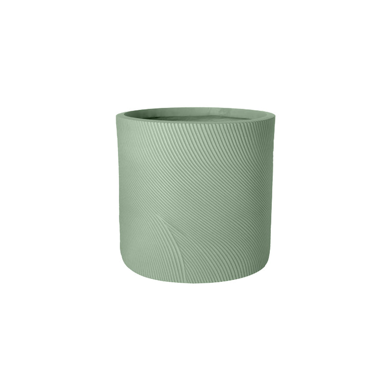 Helix Cylinder Pot Green 360 mm