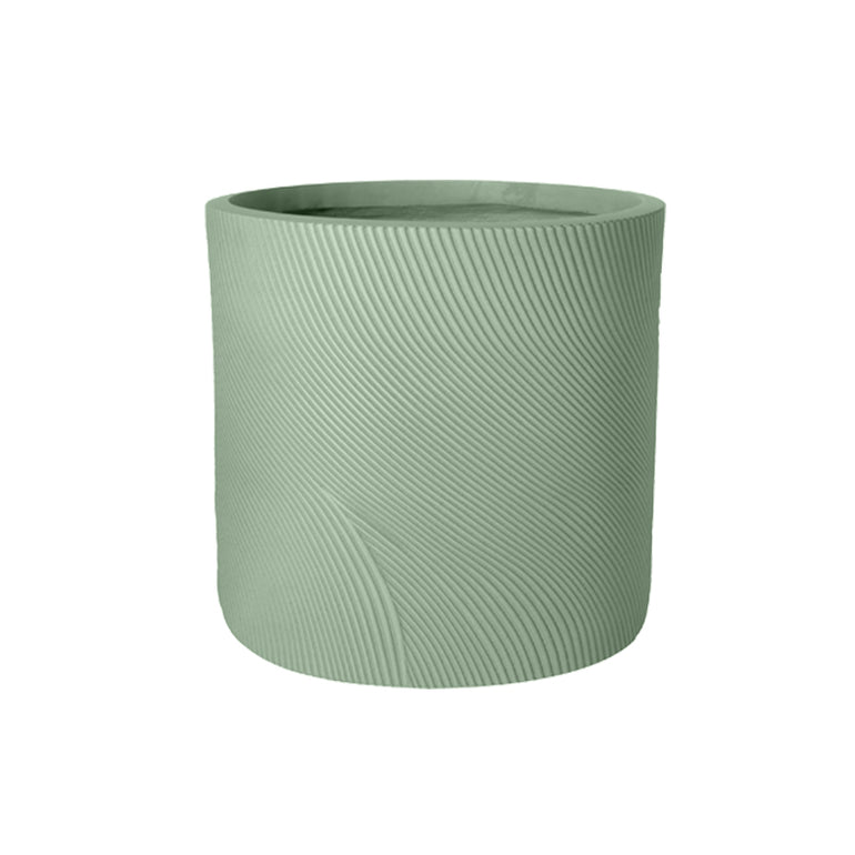 Helix Cylinder Pot Green 520 mm