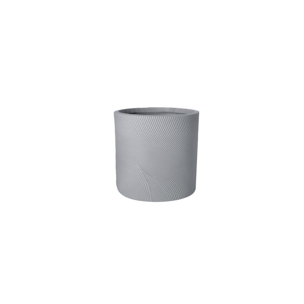 Helix Cylinder Pot Grey 240 mm