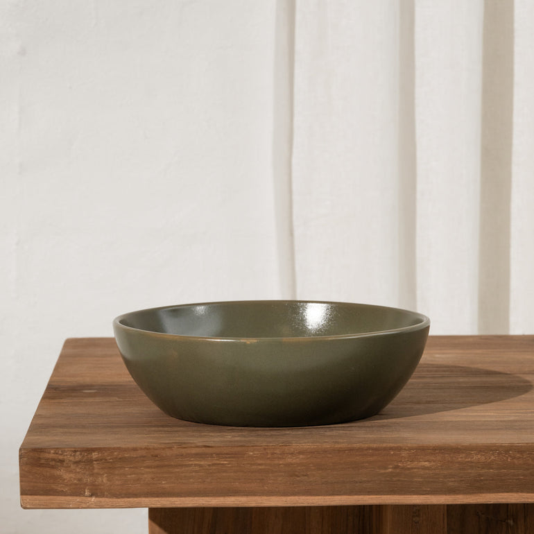 Inartisan Kaia Serving Bowl Olive - Gro Urban Oasis