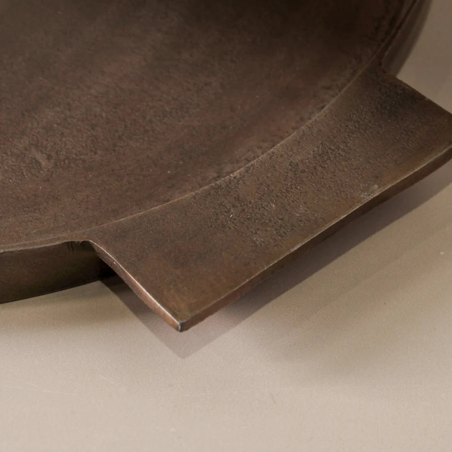 Indigo Love Lune Brass Tray - Gro Urban Oasis