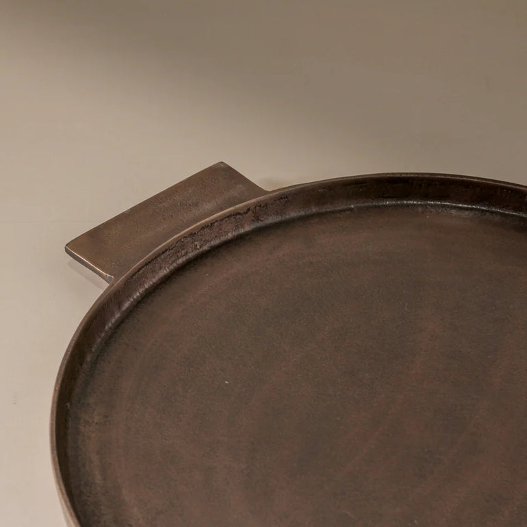 Indigo Love Lune Brass Tray - Gro Urban Oasis