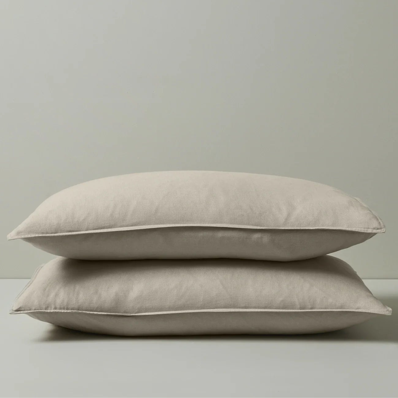 Ravello Linen Pillowcase Pair Bone - Gro Urban Oasis