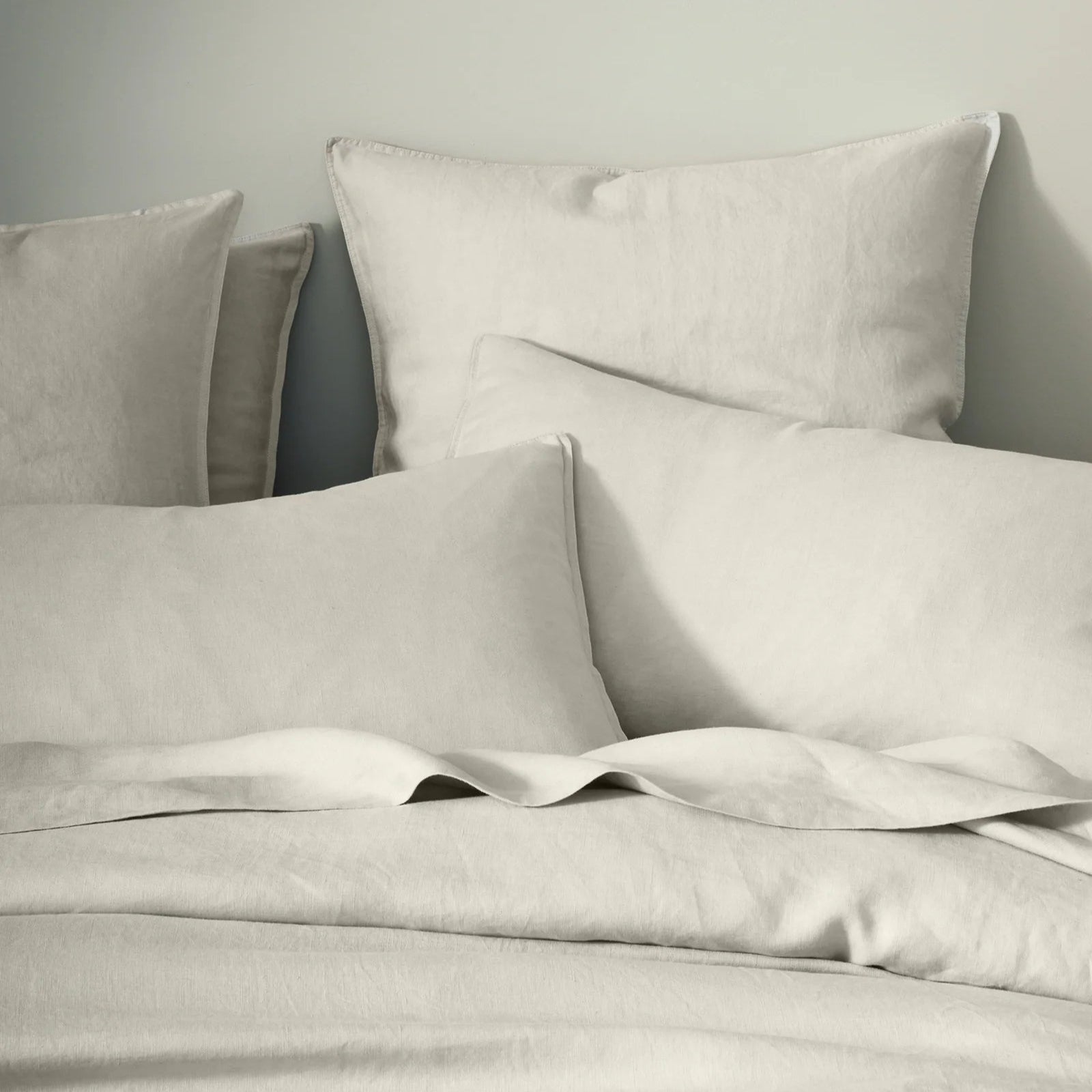 Ravello Linen Pillowcase Pair Bone - Gro Urban Oasis