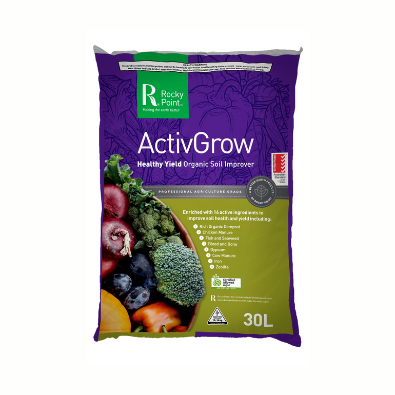 Rocky Point Activgrow Soil Improver 30Ltr - Gro Urban Oasis