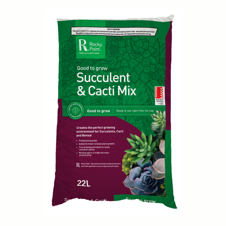 Rocky Point Succulent & Cacti Mix 22Ltr - Gro Urban Oasis