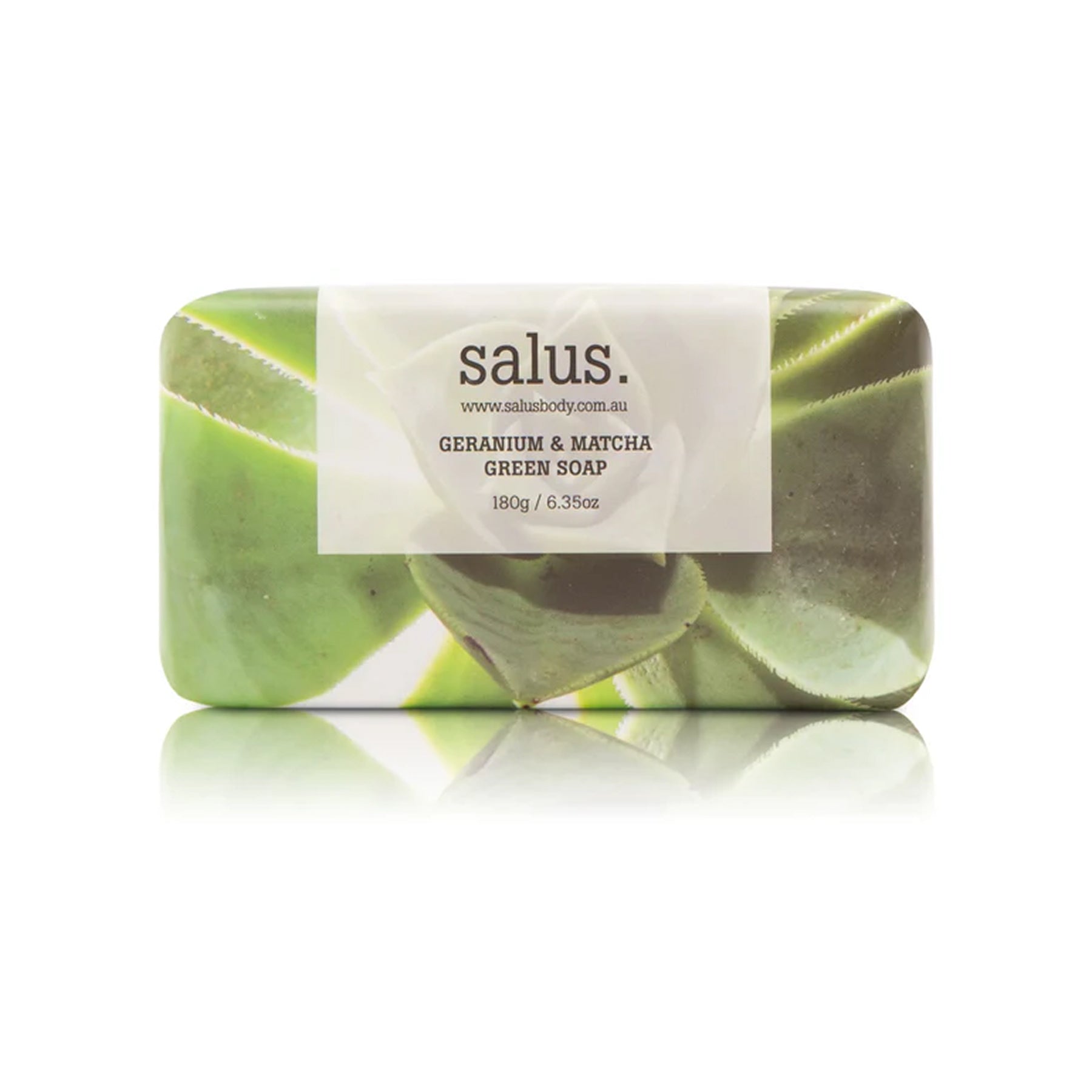Salus Geranium & Matcha Green Soap