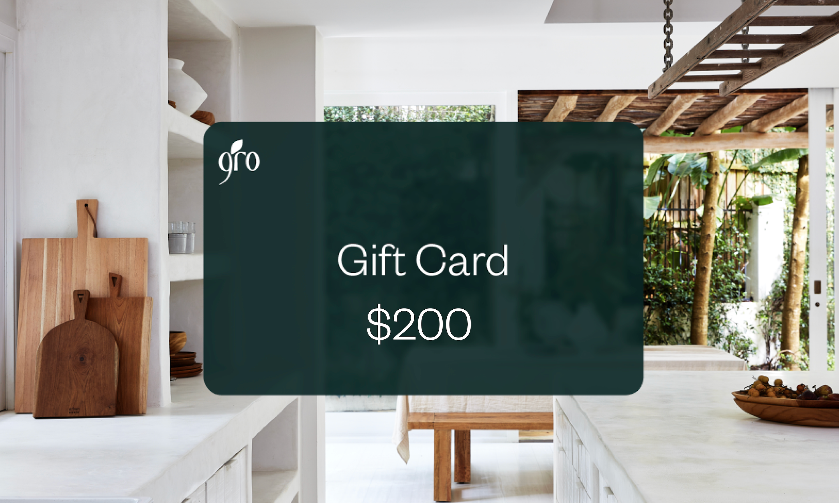 Gro Urban Oasis Gift Card $200