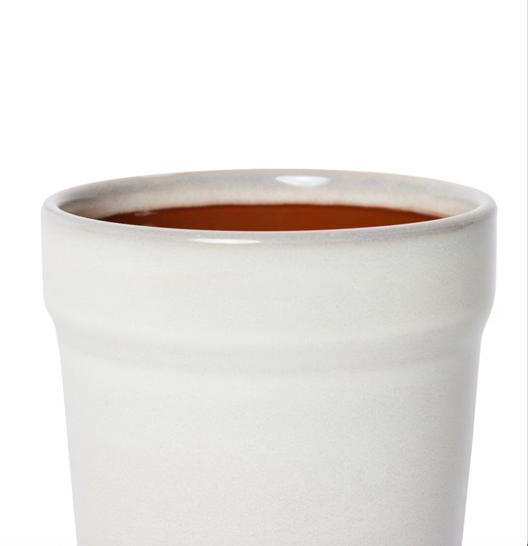 Austin Pot w Saucer White 150 mm