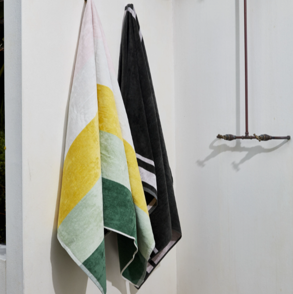 Urban Oasis Gaia Stripe Beach Towel