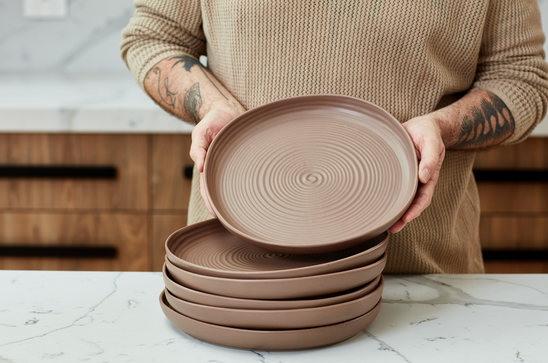 Neale Whitaker Everyday Dinner Plate Mocha - Gro Urban Oasis