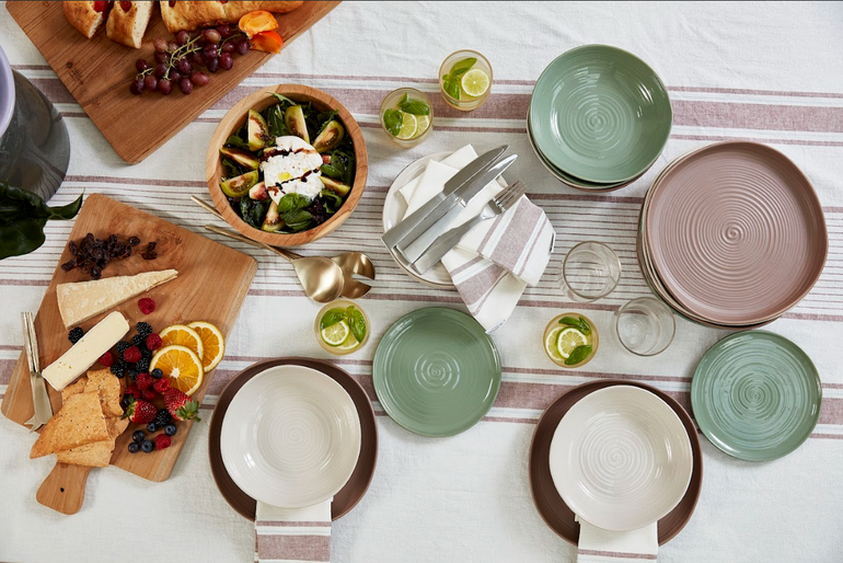 Neale Whitaker Everyday Tablecloth Mocha - Gro Urban Oasis