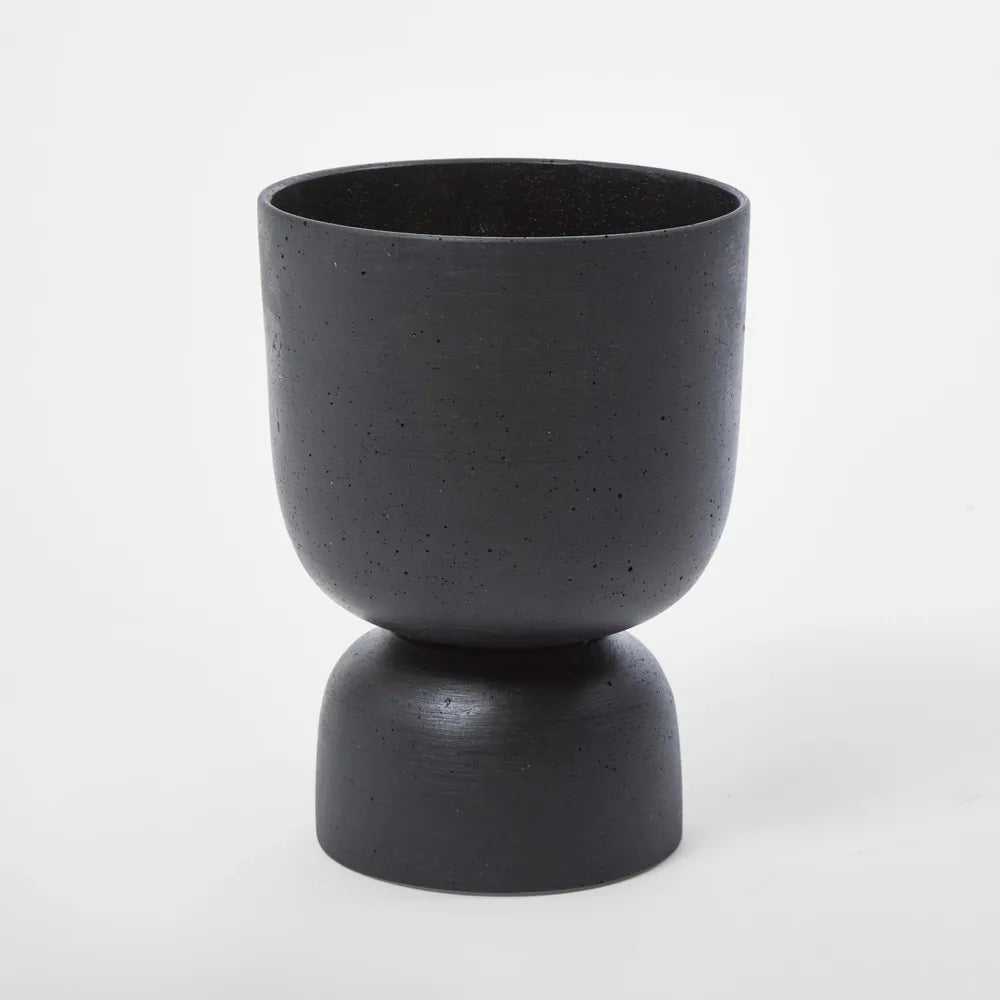 Blanche Planter Black Small