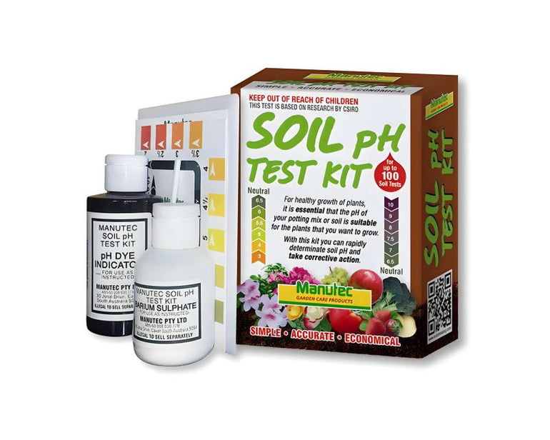 ph of potting mix Manutec Soil pH Test Kit for Gardens & Potting Mix