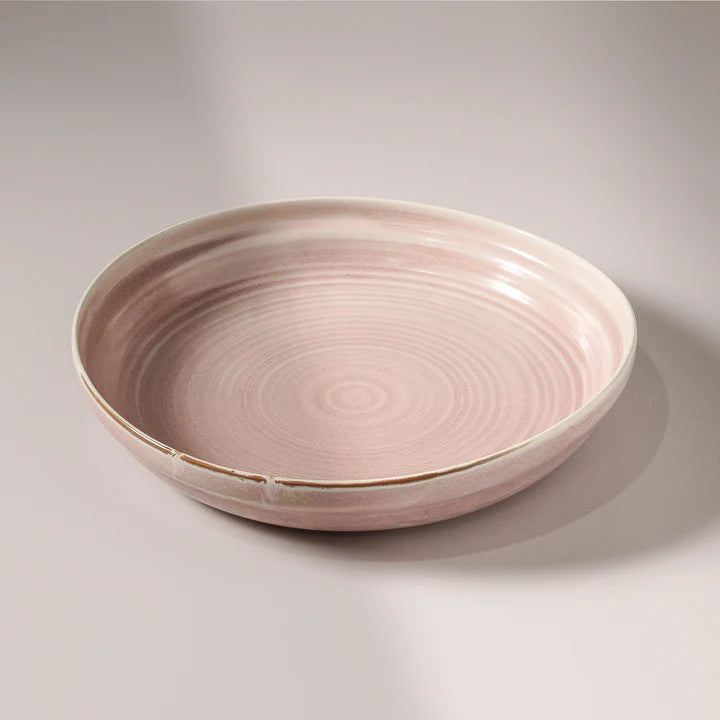 Indigo Love Suiki Serving Bowl Extra Large Dusty Pink - Gro Urban Oasis