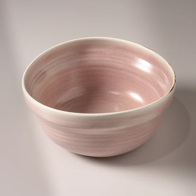Indigo Love Suiki Large Serving Bowl Dusty Pink - Gro Urban Oasis