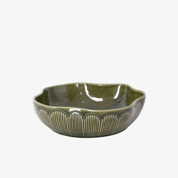 Eadie Lifestyle Highlines Botanica Dinner Bowl Moss