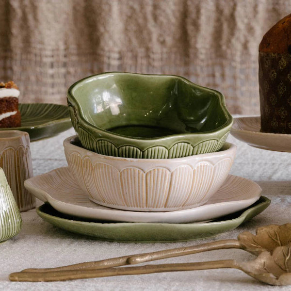 Eadie Lifestyle Highlines Botanica Dinner Bowl Oat