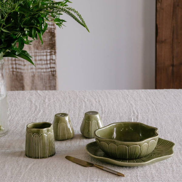 Eadie Lifestyle Highlines Botanica Dinner Bowl Moss