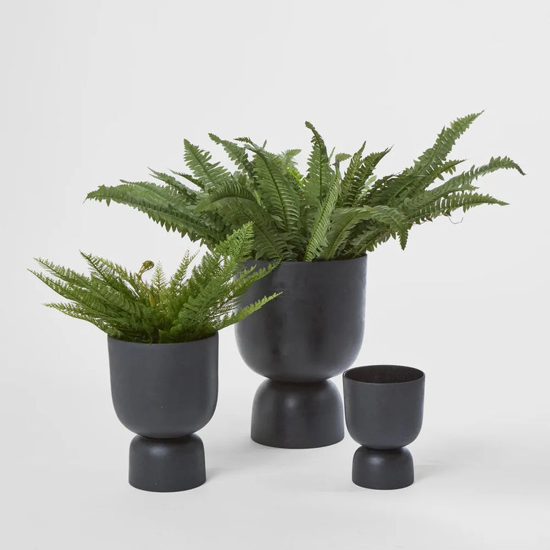 Blanche Planter Black Small