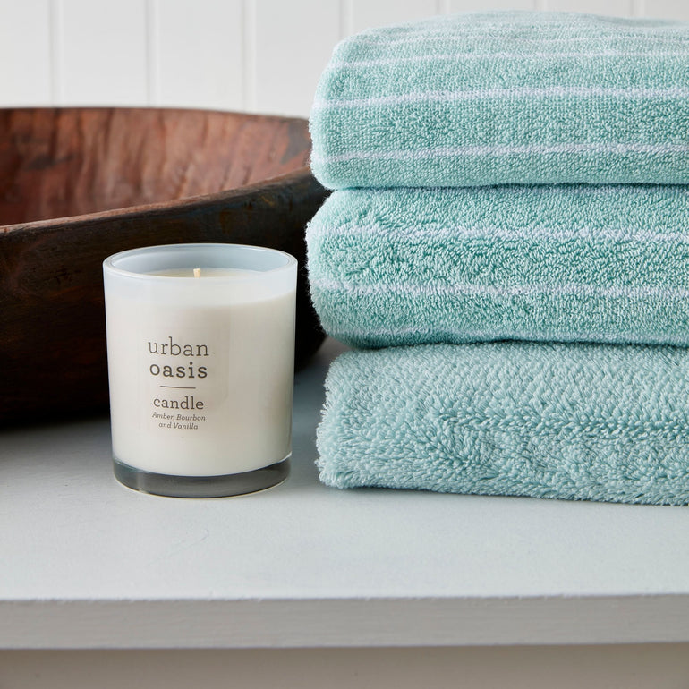 Urban Oasis Hudson Stripe Bath Sheet Mare - Gro Urban Oasis