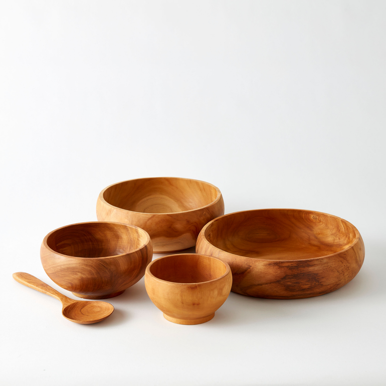 Urban Oasis Kari Teak Bowl Small - Gro Urban Oasis