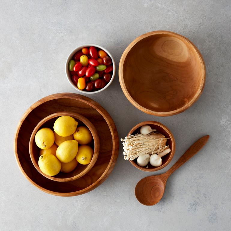 Urban Oasis Kari Teak Bowl Medium - Gro Urban Oasis