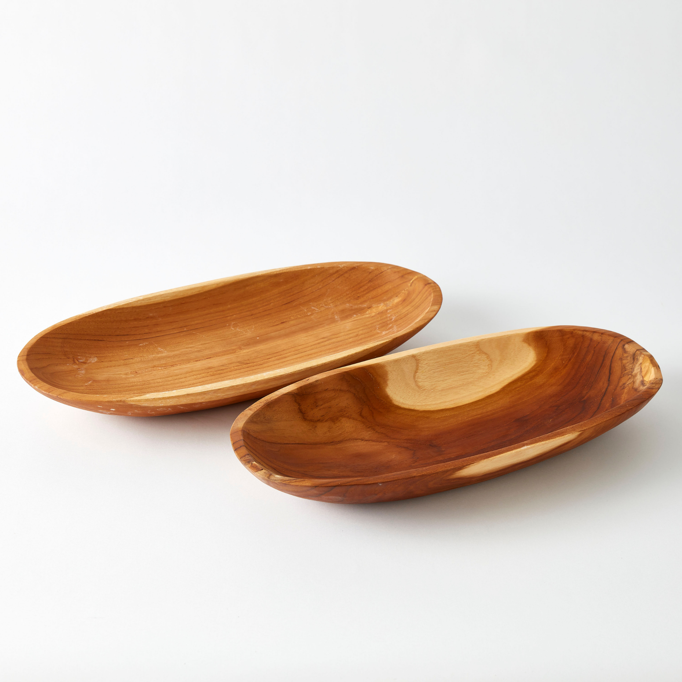 Urban Oasis Kari Teak Oval Bowl - Gro Urban Oasis