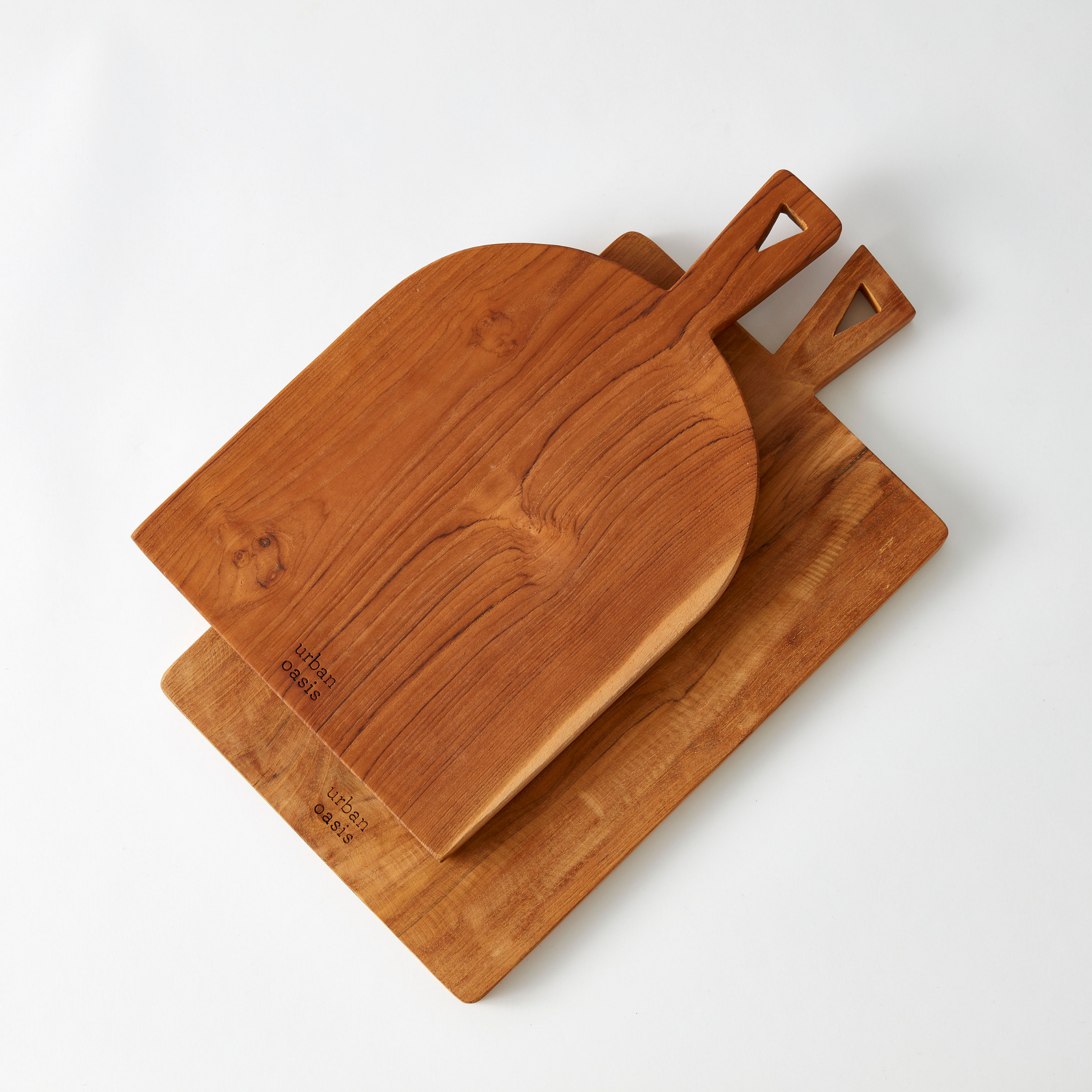 Urban Oasis Kari Teak Serving Board Large - Gro Urban Oasis