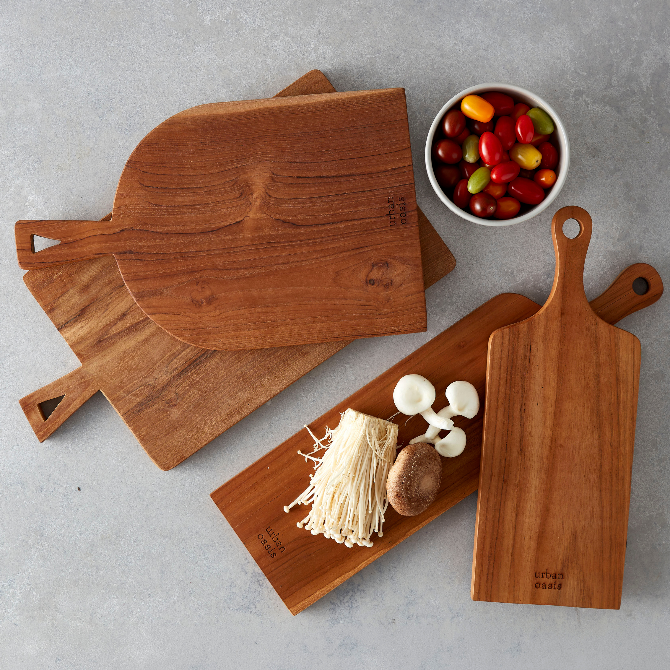 Urban Oasis Kari Teak Serving Board Large - Gro Urban Oasis