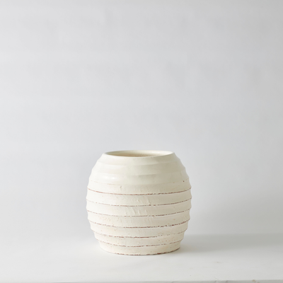 URBAN OASIS KORBO POT WHITE LARGE - Gro Urban Oasis