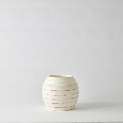 URBAN OASIS KORBO POT WHITE SMALL - Gro Urban Oasis