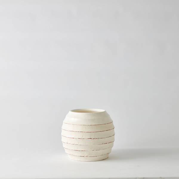 URBAN OASIS KORBO POT WHITE SMALL - Gro Urban Oasis