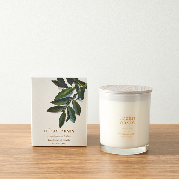Urban Oasis Citrus Blossom and Chai No. 2 Candle - Gro Urban Oasis
