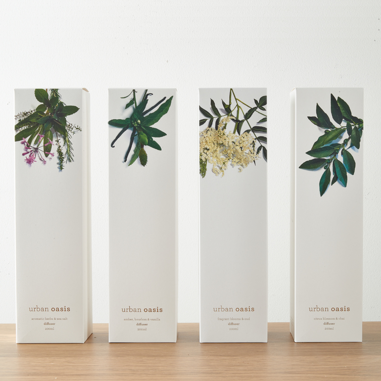 Urban Oasis Fragrant Blooms and Oud No. 2 Diffuser - Gro Urban Oasis