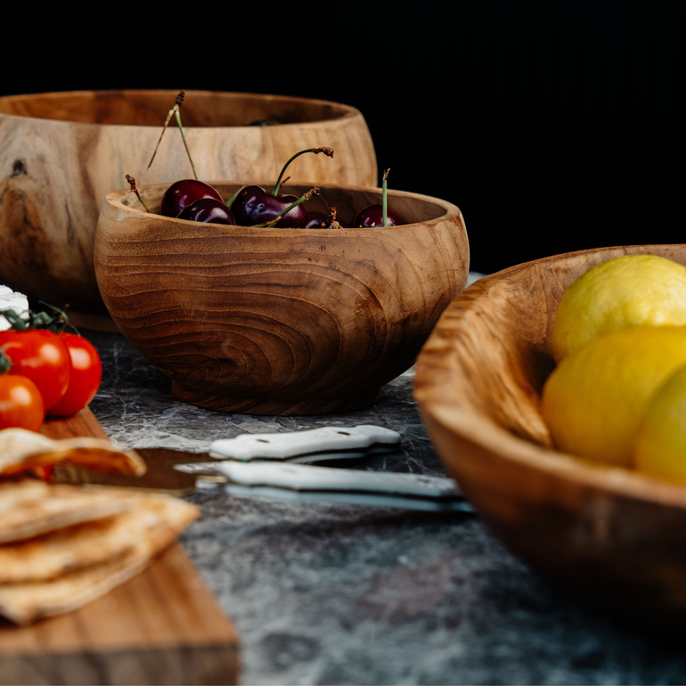 Urban Oasis Kari Teak Oval Bowl