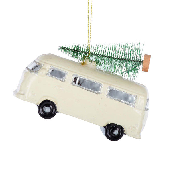 Kombi w/Tree Ornament Glass Cream